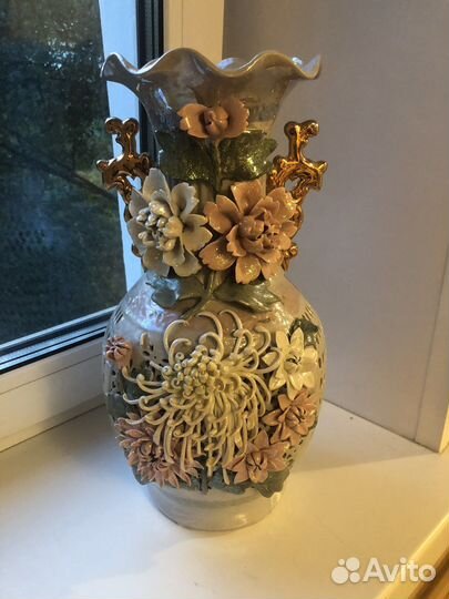 Ваза для цветов керамика