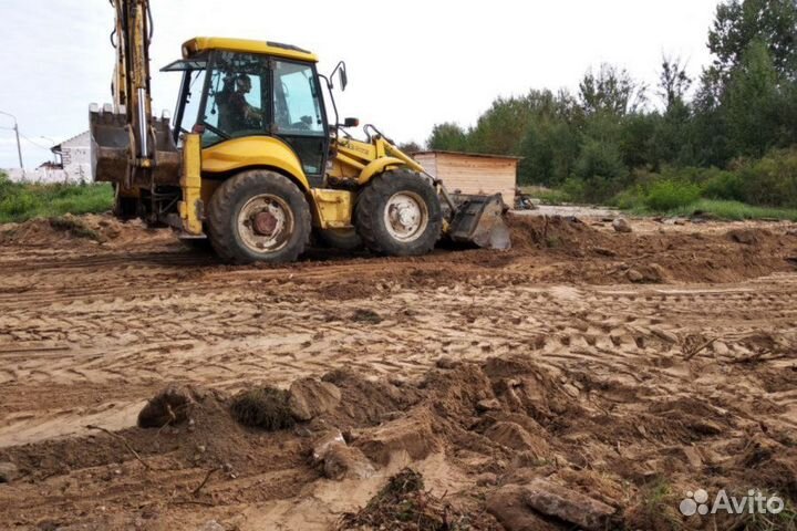 Грунт для уплотнения участка и перегной А6 и дрова