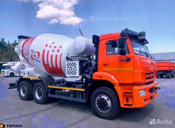 Доставка бетона миксером