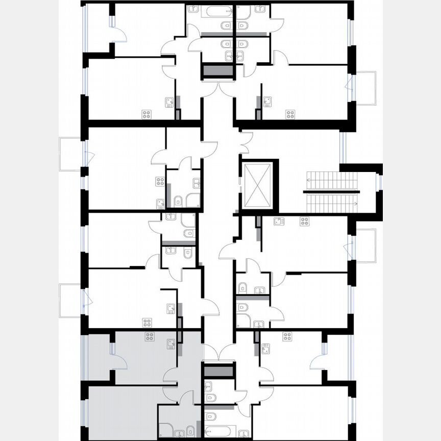 1-к. квартира, 34,3 м², 3/3 эт.