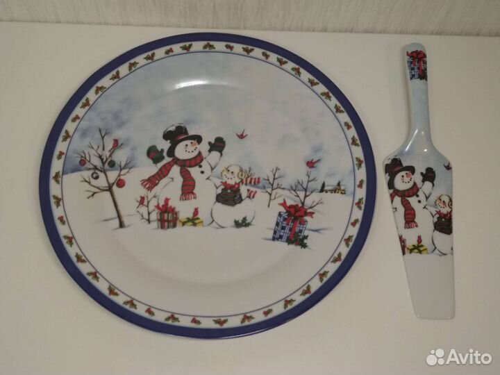 Блюдо для торта с лопаткой