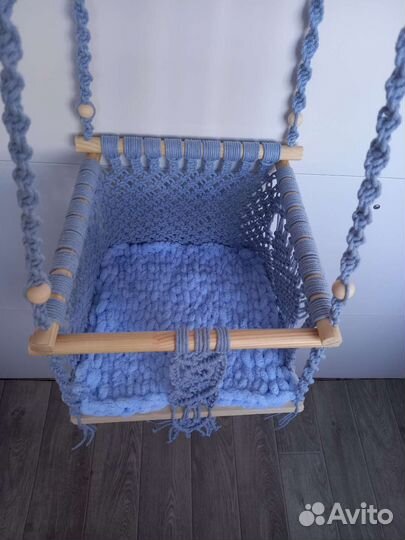 Качели детские подвесные макраме