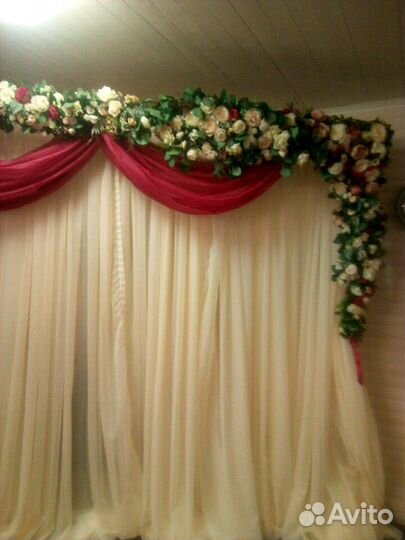 Цветы для оформления стола молодых