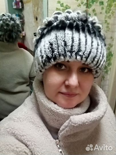 Шапка натуральный мех