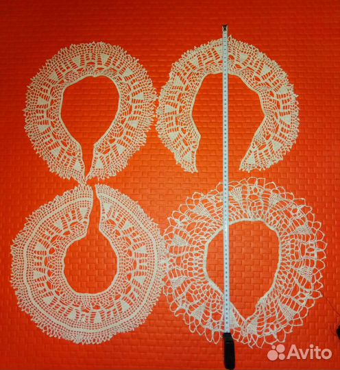 Кружевной воротник ручная работа