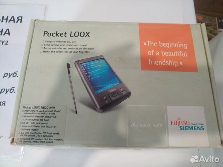 Кпк Fujitsu Siemens Pocket Loox N520