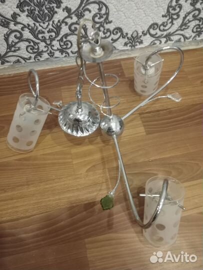 Люстра потолочная подвесная бу