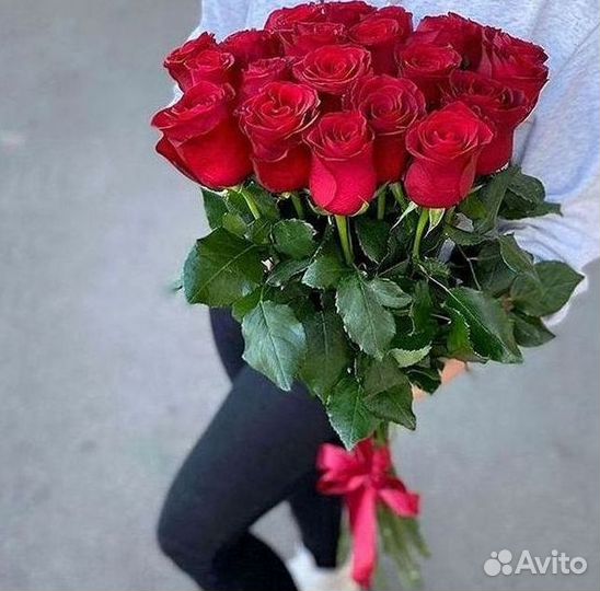 Длинные высокие розы 110 150 160 180 200 см