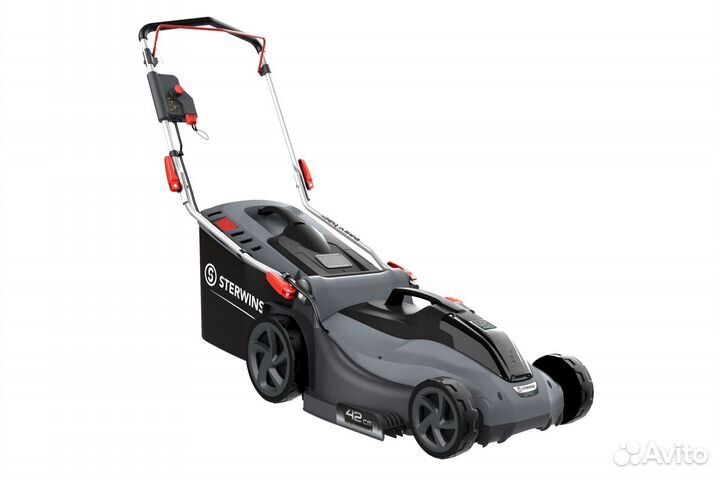Газонокосилка аккумуляторная 36 В 42 см акб и зу н