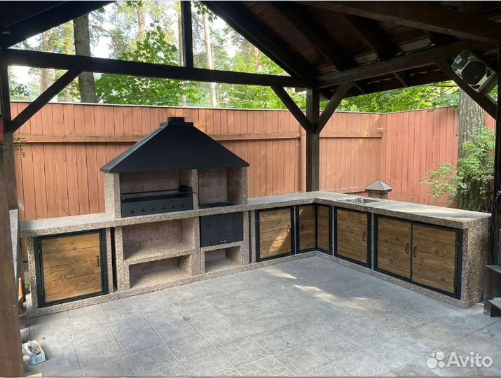 Модульная мангальная зона