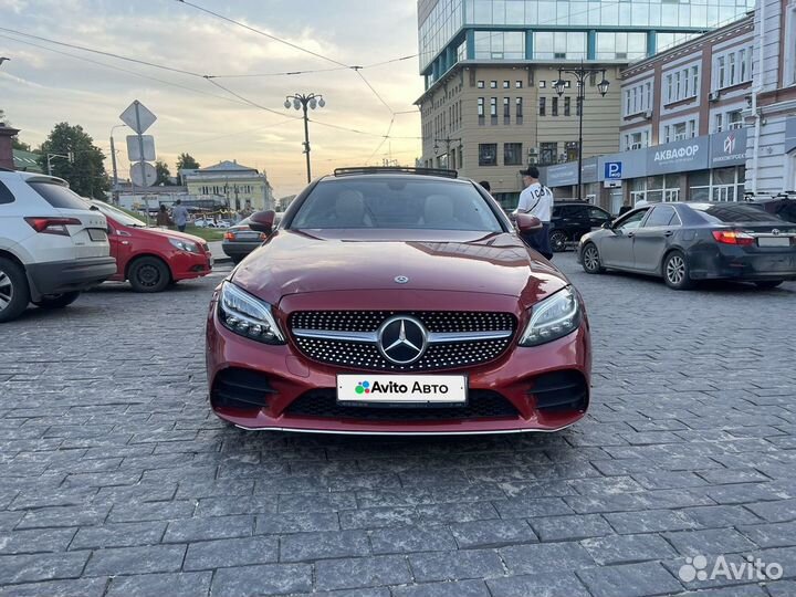 Mercedes-Benz C-класс 1.6 AT, 2019, битый, 99 800 км