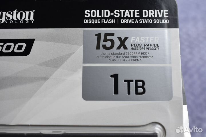 SSD накопитель Kingston 1 TB KC600 2,5