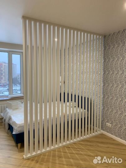 Декоративная перегородка реечная