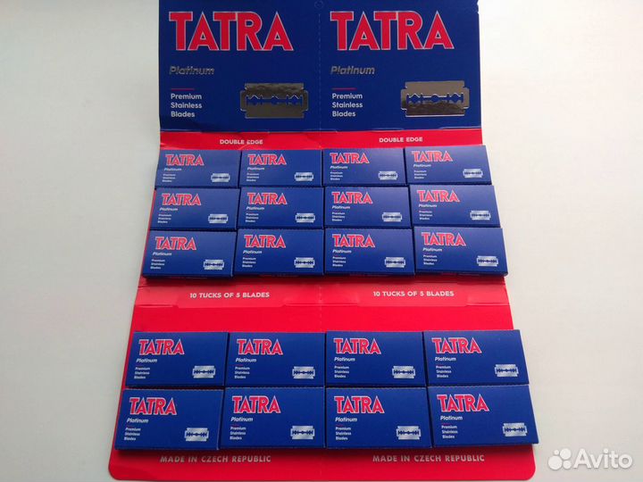 Бритвенные лезвия Tatra Platinum Чехия