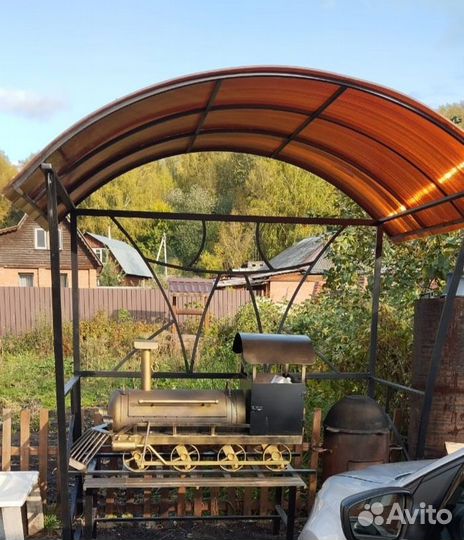 Мангал паровоз / мангальная зона