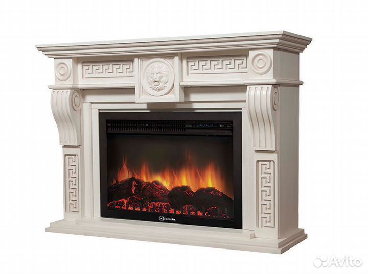 Портал Firelight Vittoriano 30 Белёный дуб