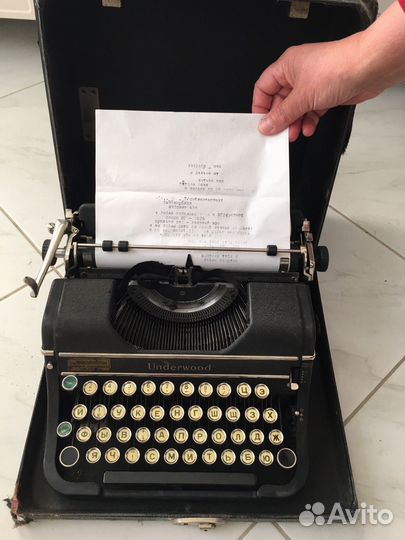 Underwood печатная машинка