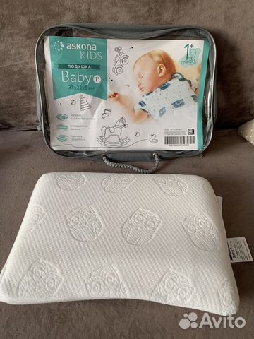 Детская ортопедическая подушка Askona Baby 1+