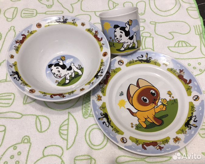 Детский столовый набор