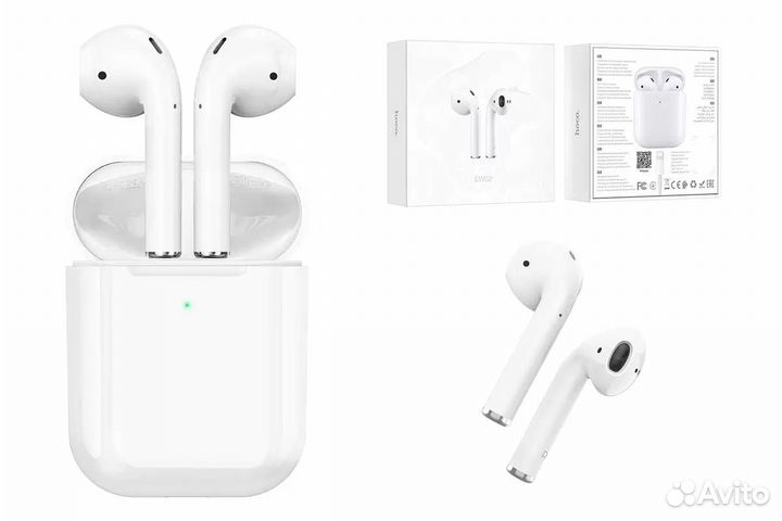 Наушники беспроводные hoco EW02 с микрофоном