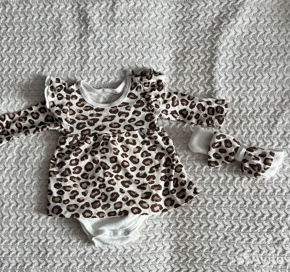 Платье боди для девочки 62