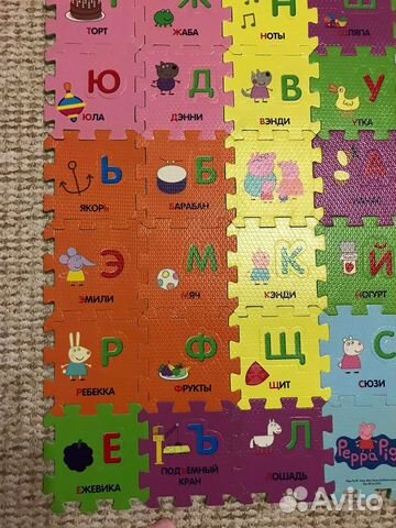 Развивающий коврик пазл