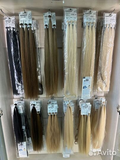 Капсульные волосы для горячего наращивания