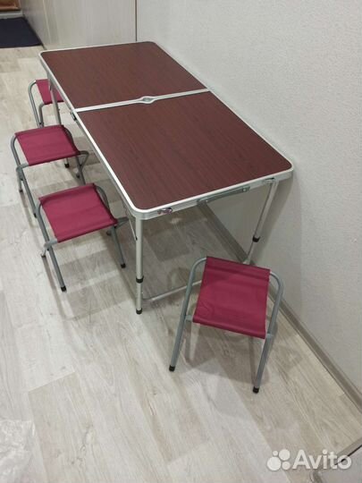 Стол складной туристический со стульями