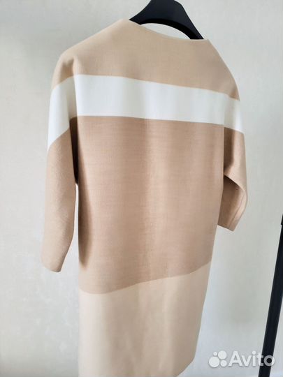 Пальто женское демисезонное 42 44 бежевое