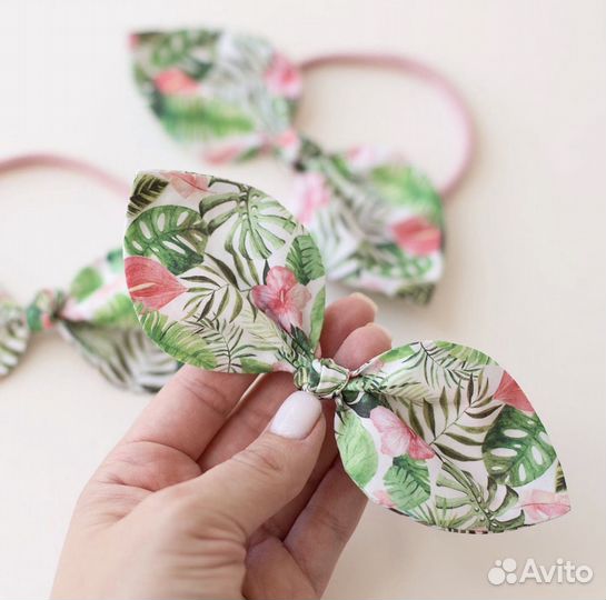 Солоха из хлопка. Бант