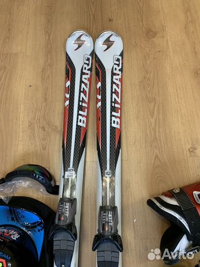 Горные лыжи Blizzard 160+ботинки Salomon 41-42 р