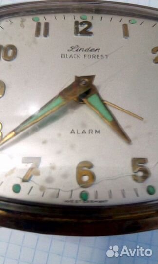 Будильник Linder Black Forest середины 20 века