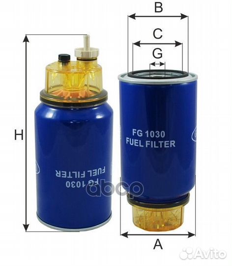 Фильтр топливный FG1030 Goodwill