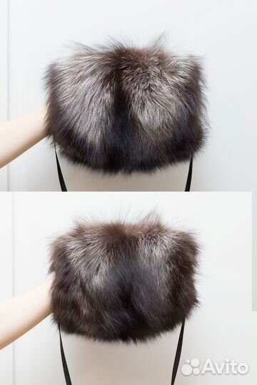 Новые муфты мех блюфрост чернобурка