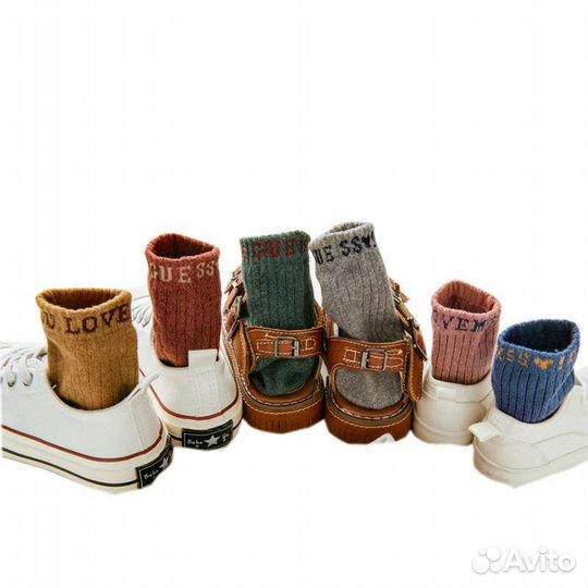 Носки детские в рубчик