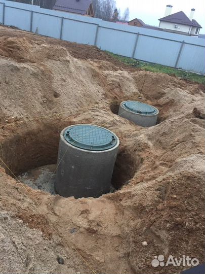 Септик Канализация Сливная яма Земельные работы