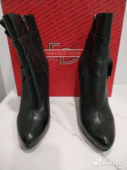 Ботильоны натуральная кожа 39 40