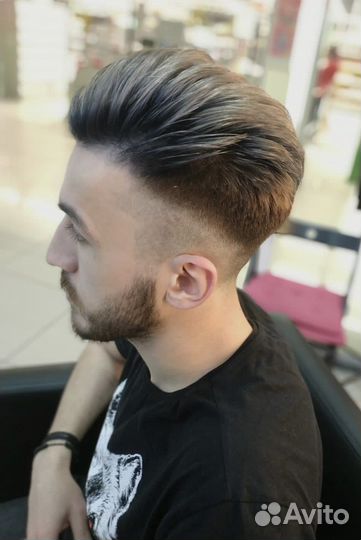 Окрашивание стрижка укладка