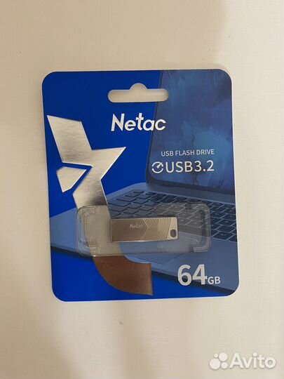 Usb флешка netac 64 gb usb 3.2