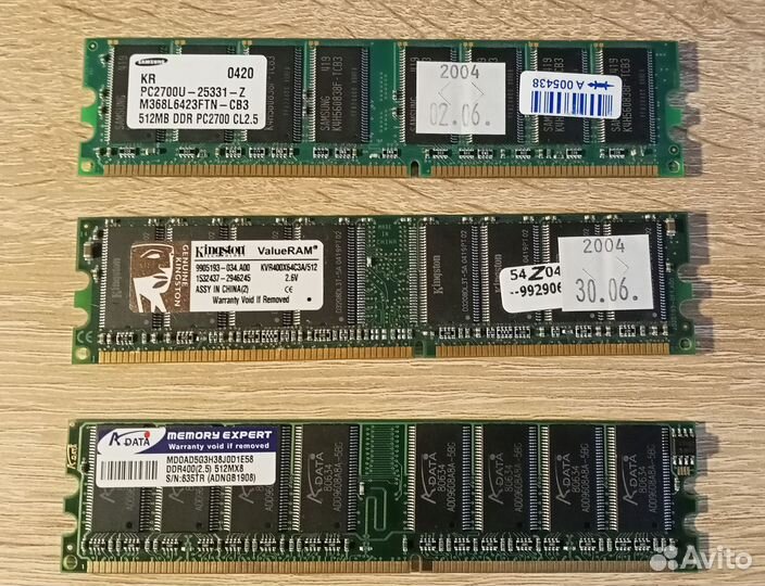 Оперативная память DDR