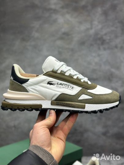 Кроссовки Lacoste Elite Active White and Khaki