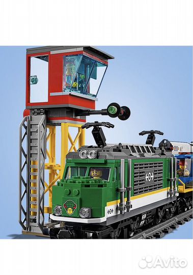Lego City trains 60198 товарный поезд лего