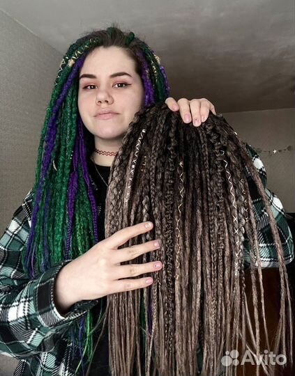 Де дреды натуральные дреды дредокудри косы