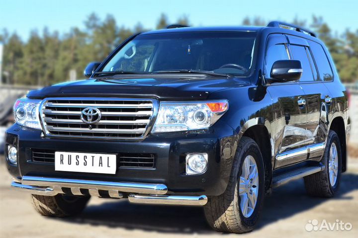 Toyota Land Cruiser 200 2012-2015 Защита+клыки