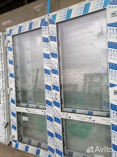 Дверь двухстворчатая пвх