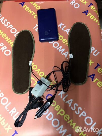 Стельки с электроподогревом Пингвин 12 и 24 Вольт