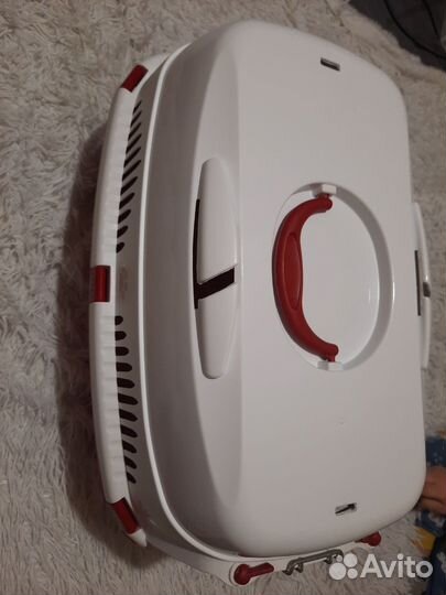 Переноска для кошек пластиковая