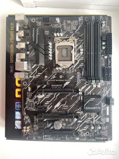 Неисправная материнская плата gigabyte z370p d3