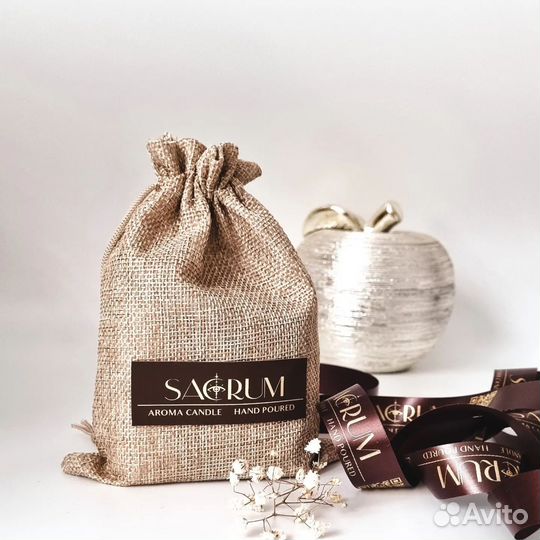 Свеча ароматическая ручной работы