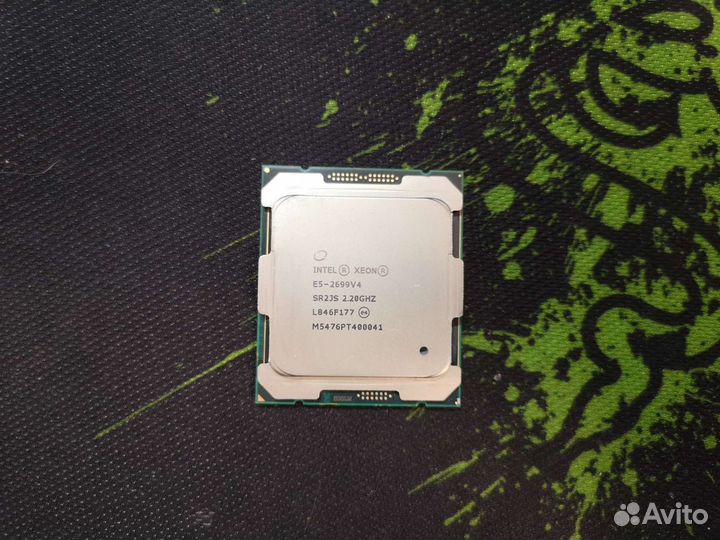 Оригинал Intel Xeon E5-2699V4 22 ядра,44 потока M0